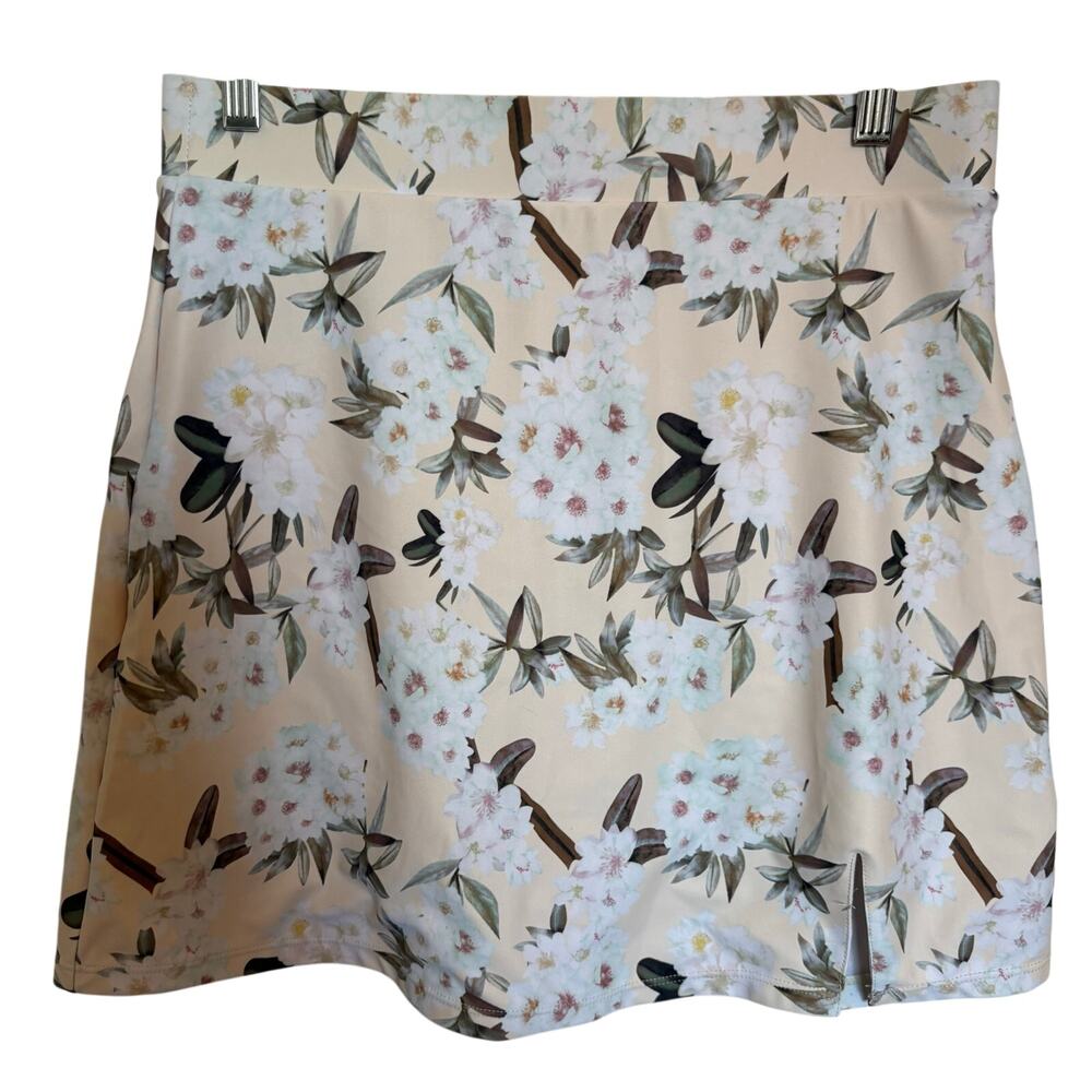 skort botanical on cream size Youth large